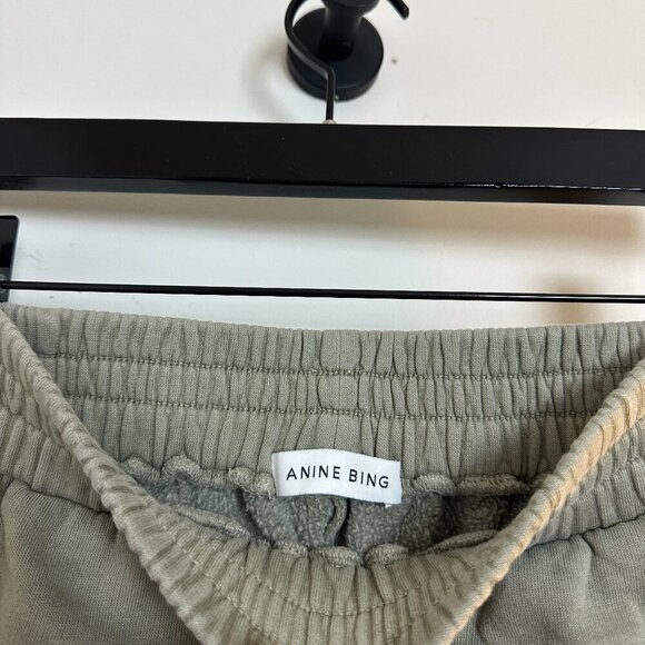 ANINE BING Kelsie Short in Green Khaki Size Small - Picture 5 of 10